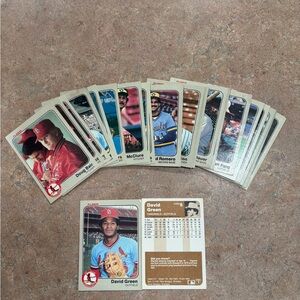 1983 Vintage Fleer Baseball Trading Cards (206 Total Cards some duplicates)